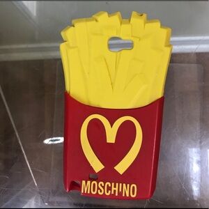 MOSCHINO Fries Silicon Samsung Phone Case Authent